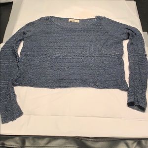 Hollister Blue Knit Sweater - Size S